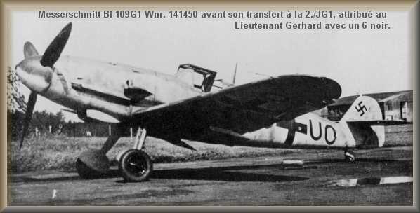 Bf 109G1 Lt. Dieter Gehrard
