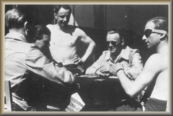 Summer 1941 : Lt. STEIGER, OFw. VOGET,, Fw. ZICK, Lt. GERHARDT, Fw. DOBRICK,.